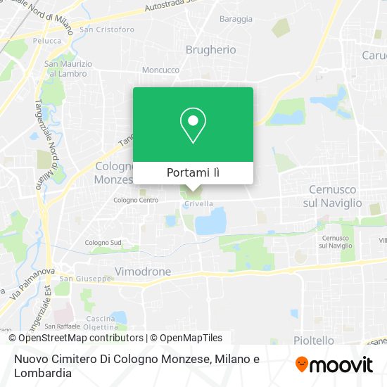 Mappa Nuovo Cimitero Di Cologno Monzese