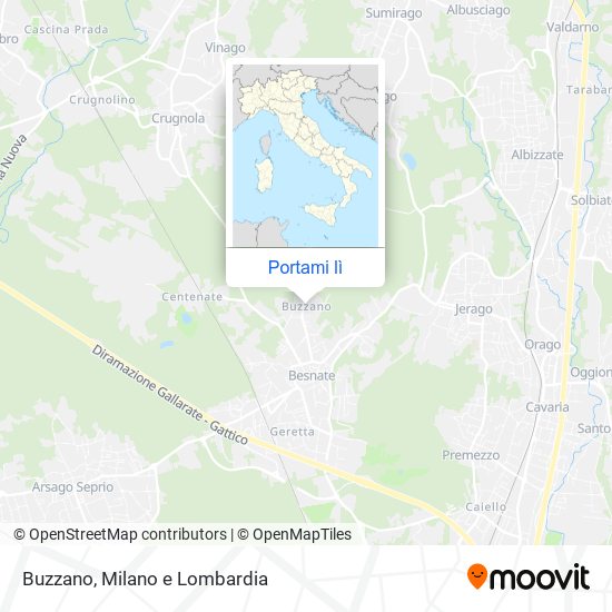 Mappa Buzzano