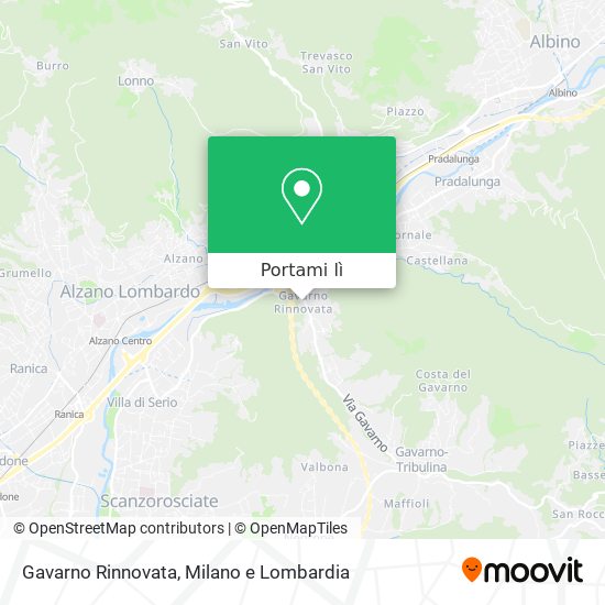 Mappa Gavarno Rinnovata
