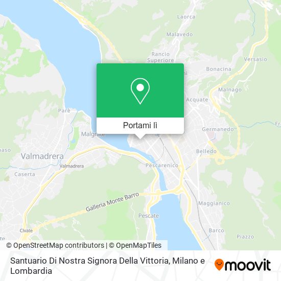 Mappa Santuario Di Nostra Signora Della Vittoria