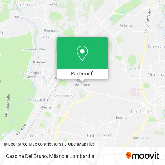 Mappa Cascina Del Bruno