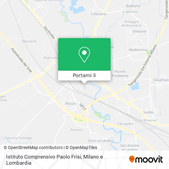 Mappa Istituto Comprensivo Paolo Frisi