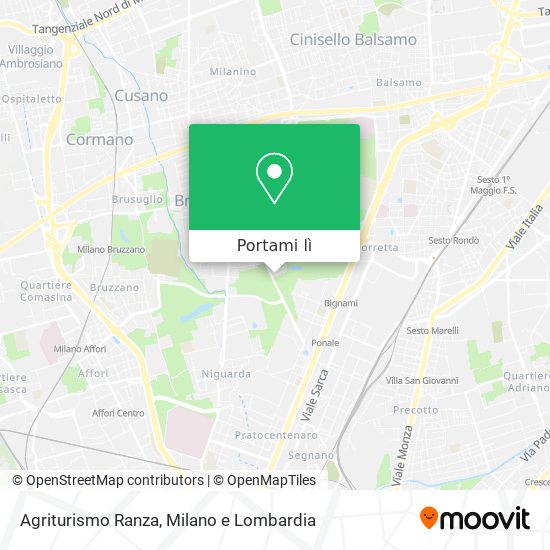 Mappa Agriturismo Ranza