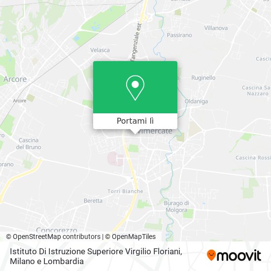 Mappa Istituto Di Istruzione Superiore Virgilio Floriani