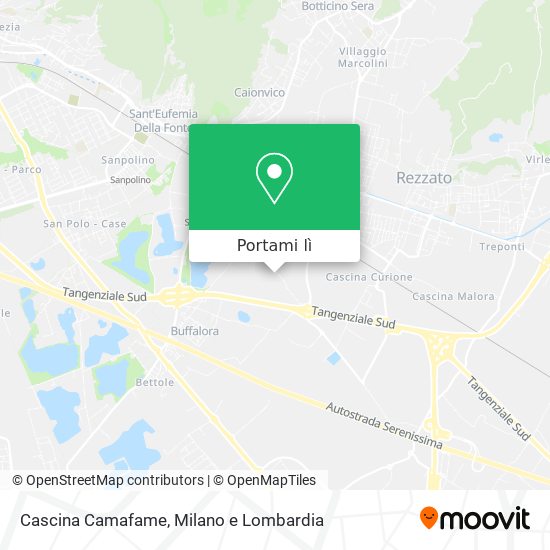 Mappa Cascina Camafame