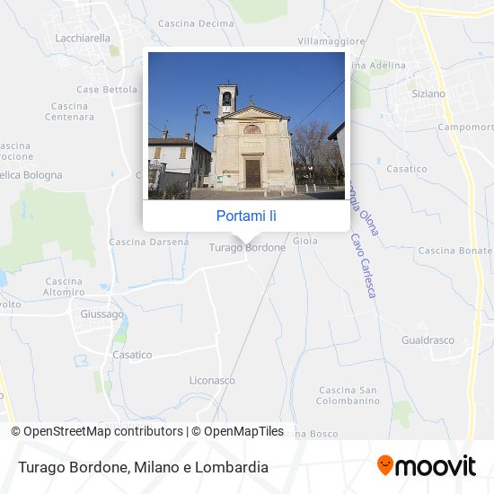 Mappa Turago Bordone