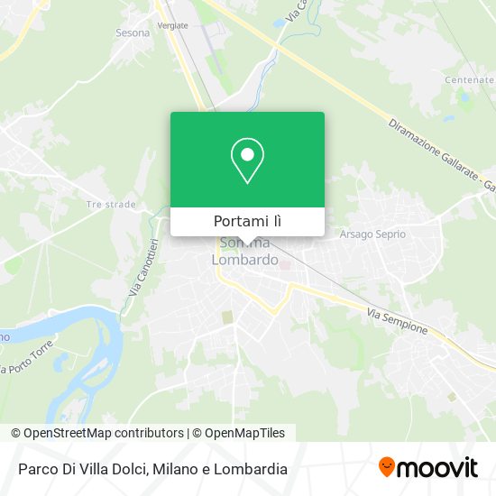 Mappa Parco Di Villa Dolci