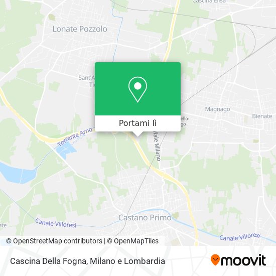 Mappa Cascina Della Fogna