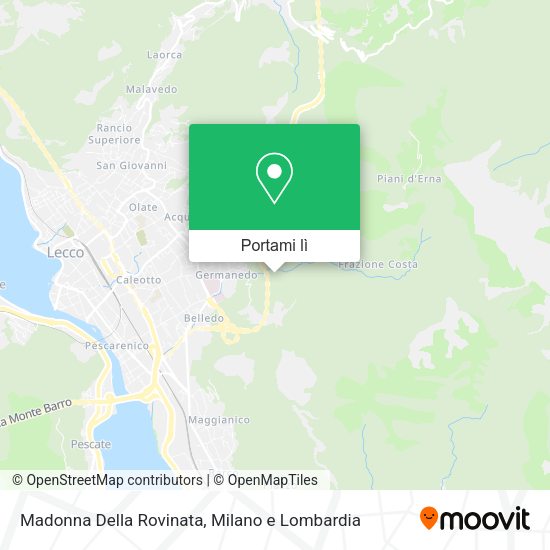 Mappa Madonna Della Rovinata