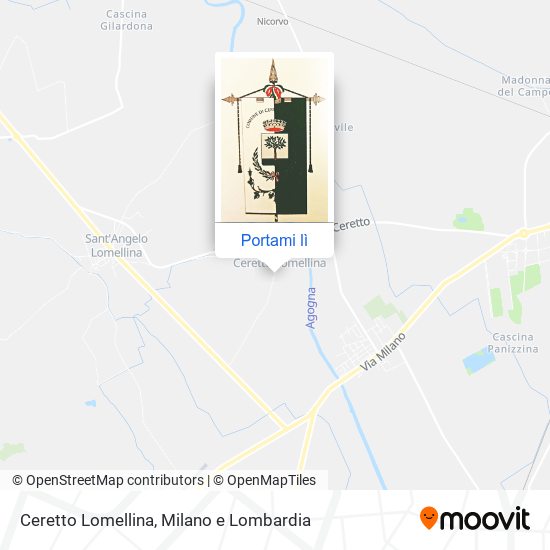 Mappa Ceretto Lomellina