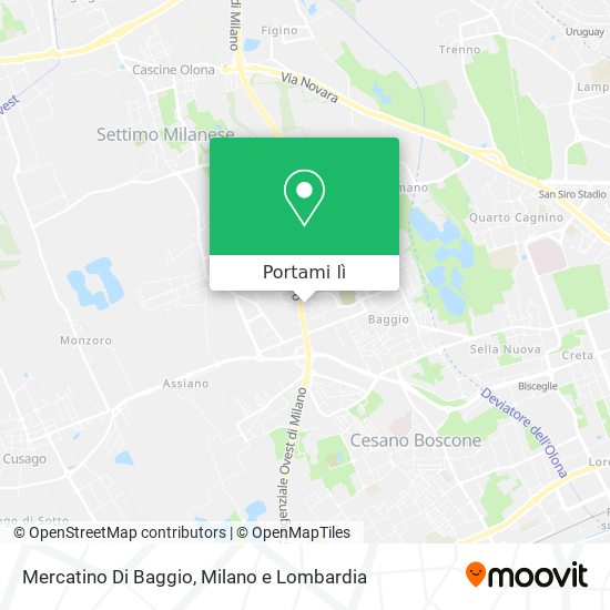 Mappa Mercatino Di Baggio