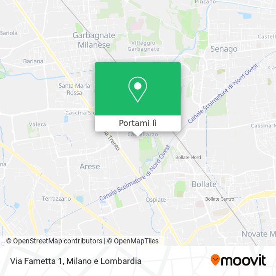 Mappa Via Fametta  1