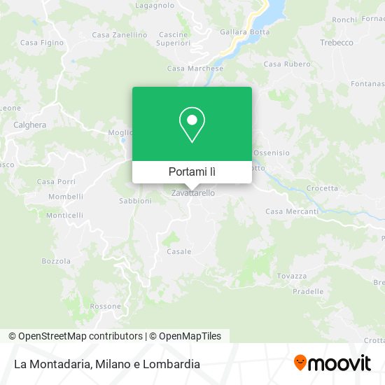Mappa La Montadaria