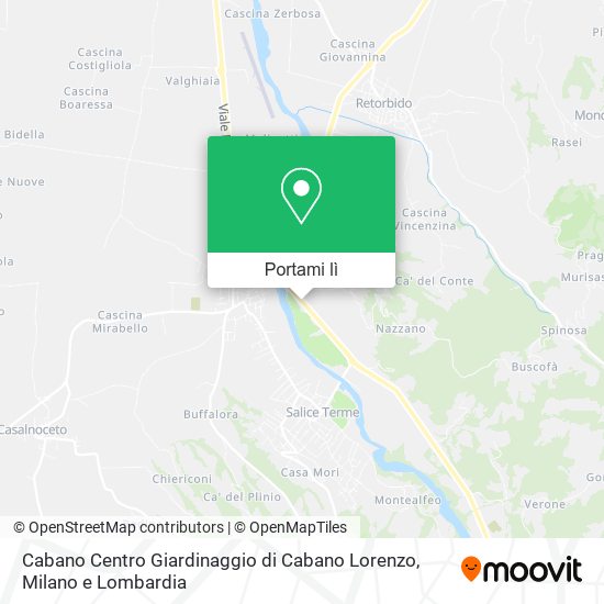 Mappa Cabano Centro Giardinaggio di Cabano Lorenzo