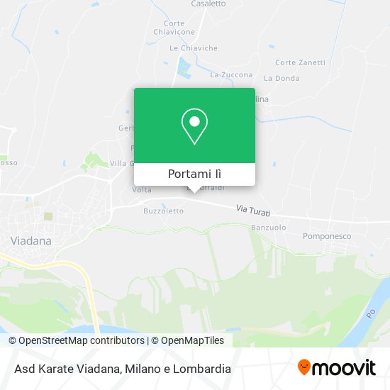 Mappa Asd Karate Viadana
