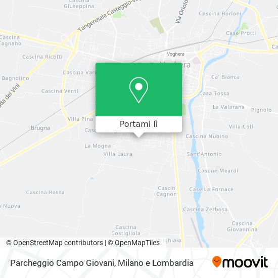 Mappa Parcheggio Campo Giovani