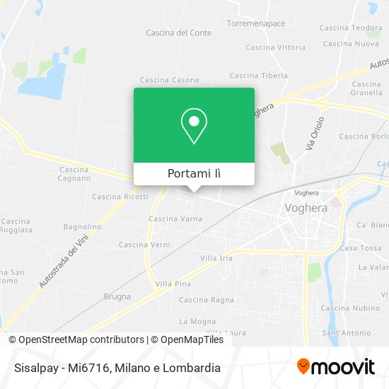 Mappa Sisalpay - Mi6716