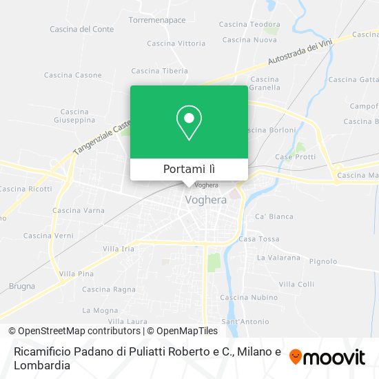 Mappa Ricamificio Padano di Puliatti Roberto e C.