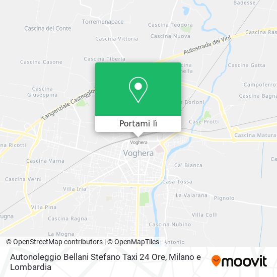 Mappa Autonoleggio Bellani Stefano Taxi 24 Ore