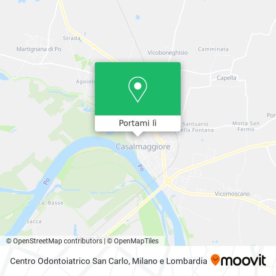 Mappa Centro Odontoiatrico San Carlo