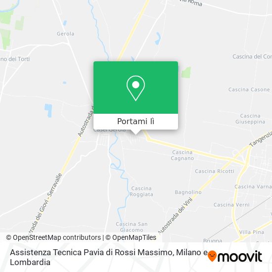 Mappa Assistenza Tecnica Pavia di Rossi Massimo