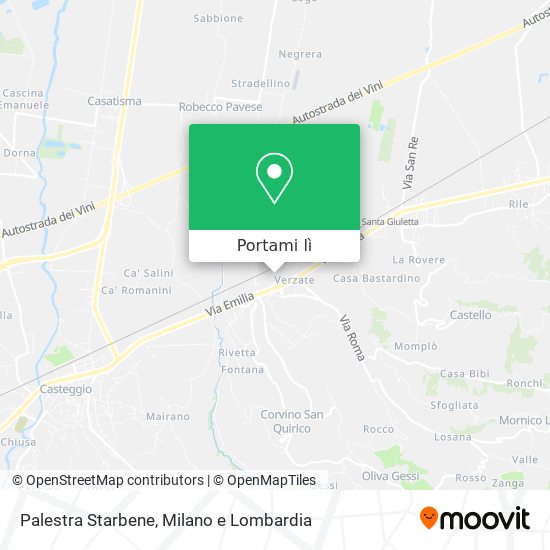 Mappa Palestra Starbene