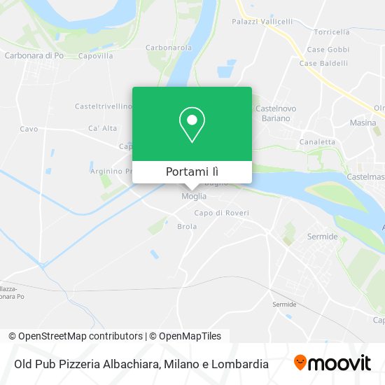Mappa Old Pub Pizzeria Albachiara