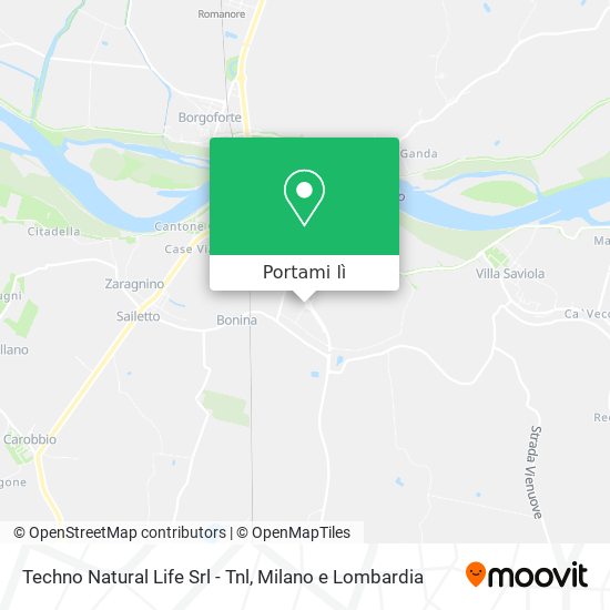 Mappa Techno Natural Life Srl - Tnl