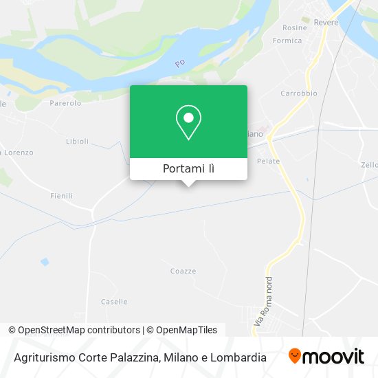 Mappa Agriturismo Corte Palazzina