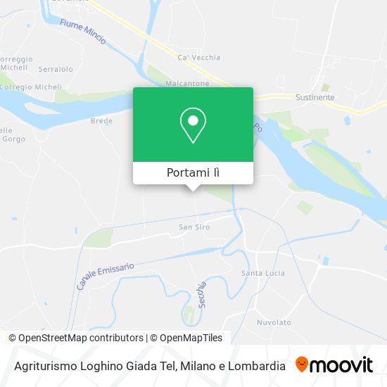 Mappa Agriturismo Loghino Giada Tel