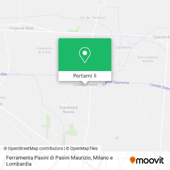 Mappa Ferramenta Pasini di Pasini Maurizio