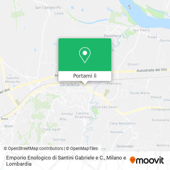 Mappa Emporio Enologico di Santini Gabriele e C.