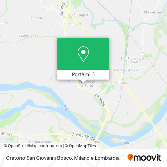Mappa Oratorio San Giovanni Bosco