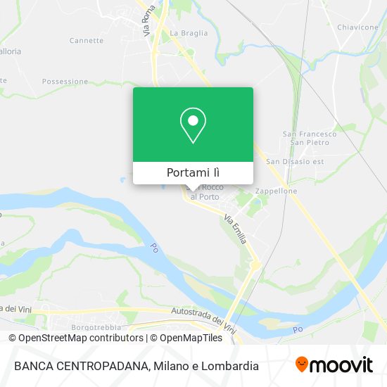Mappa BANCA CENTROPADANA