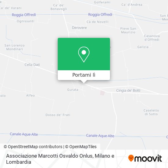 Mappa Associazione Marcotti Osvaldo Onlus