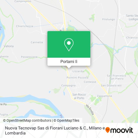 Mappa Nuova Tecnovap Sas di Fiorani Luciano & C.