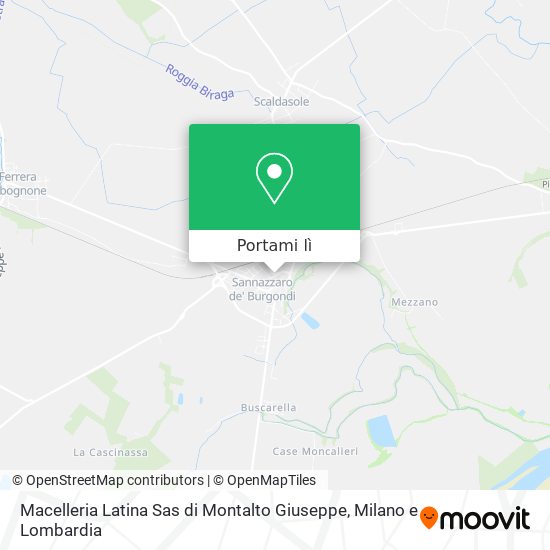 Mappa Macelleria Latina Sas di Montalto Giuseppe