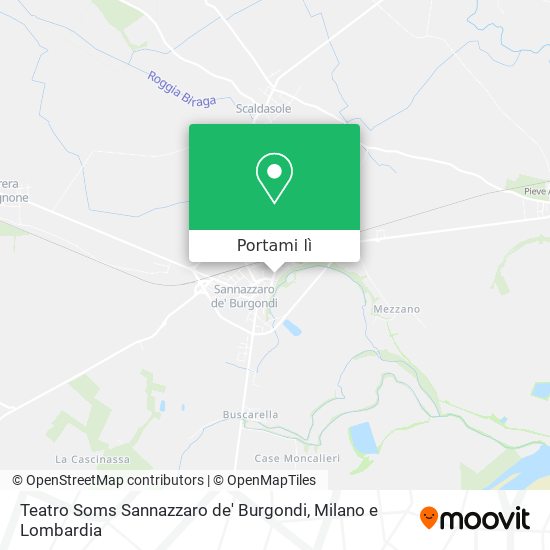 Mappa Teatro Soms Sannazzaro de' Burgondi