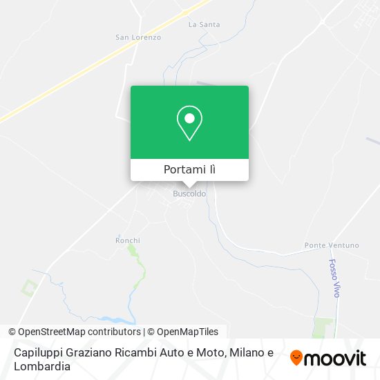 Mappa Capiluppi Graziano Ricambi Auto e Moto