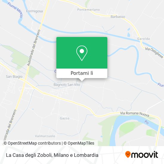Mappa La Casa degli Zoboli