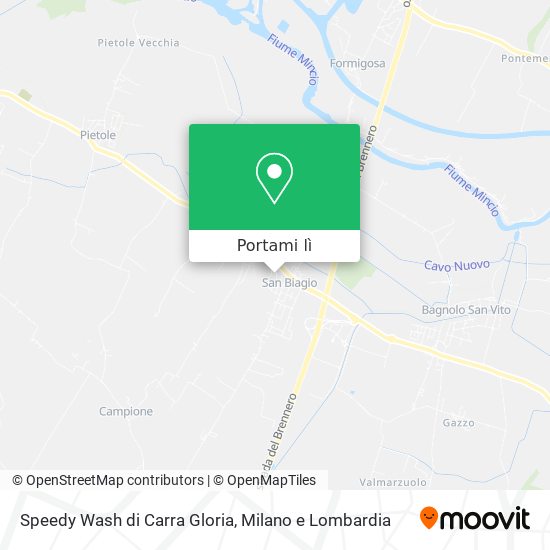 Mappa Speedy Wash di Carra Gloria