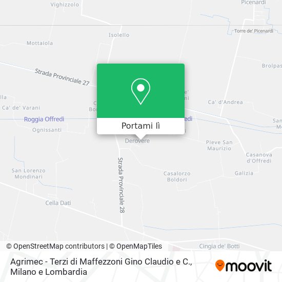 Mappa Agrimec - Terzi di Maffezzoni Gino Claudio e C.