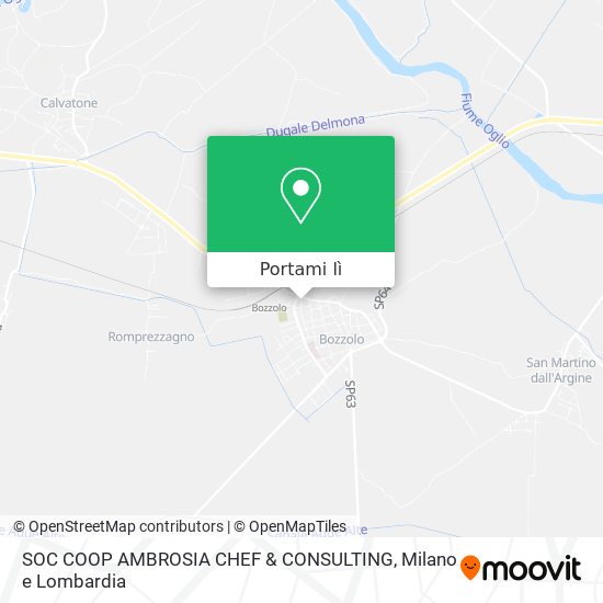 Mappa SOC COOP AMBROSIA CHEF & CONSULTING