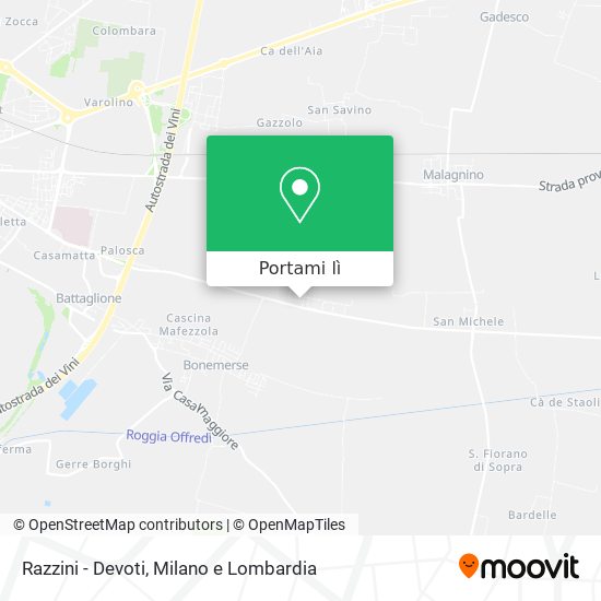 Mappa Razzini - Devoti