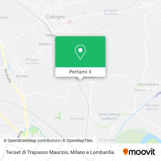 Mappa Tecset di Trapasso Maurizio