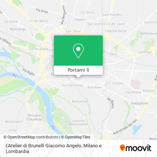 Mappa L'Atelier di Brunelli Giacomo Angelo