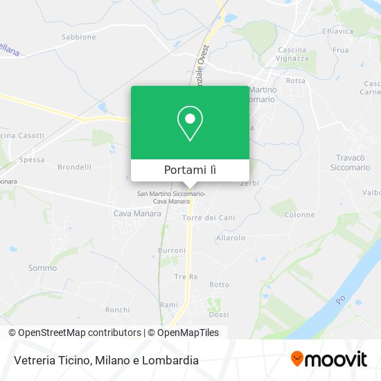 Mappa Vetreria Ticino