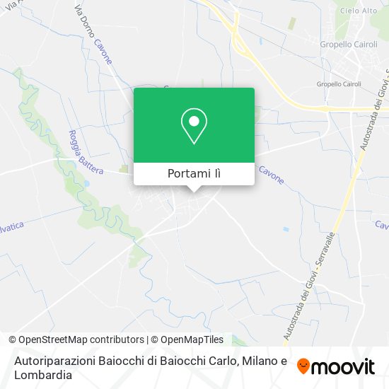 Mappa Autoriparazioni Baiocchi di Baiocchi Carlo