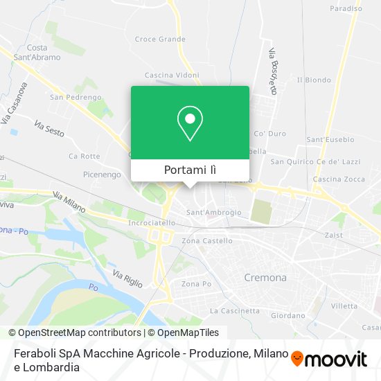 Mappa Feraboli SpA Macchine Agricole - Produzione