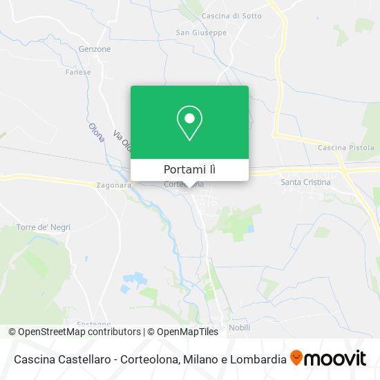 Mappa Cascina Castellaro - Corteolona